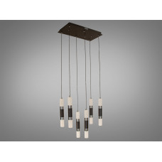 Современная светодиодная люстра, 42W 1015/6CR+BK