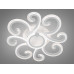 Красивая светодиодная люстра с трехцветной LED подсветкой, 90W