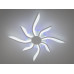 Потолочная светодиодная люстра с регулировкой яркости, 65W, белая