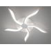 Потолочная LED люстра с пультом, подсветкой, 53W, белая.