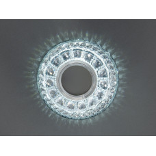Точечный светильник со встроенной LED подсветкой.
