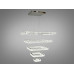 Хрустальная светодиодная люстра-подвес, 210W 7220-28A