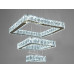 Необычайно стильная подвесная LED люстра из хрусталя, 55W, золото.