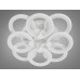 Потолочные люстры с диммером и LED подсветкой, 150W.