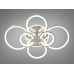 LED-люстра с диммером и цветной подсветкой, цвет хром, 135W