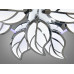 LED-люстра с диммером и цветной подсветкой, цвет хром, 180W
