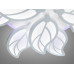 Потолочная LED-люстра с диммером и подсветкой, 180W.