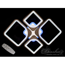 Потолочная LED люстра с димером и цветной подсветкой 100W.