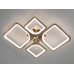 Потолочная люстра с диммером и LED подсветкой, цвет золото, 100W.