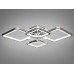 Потолочная люстра с диммером и LED подсветкой, цвет хром, 100W.