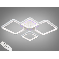 Потолочная LED люстра с димером и цветной подсветкой 100W.