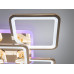 Потолочная люстра с диммером и LED подсветкой, цвет золото, 150W.