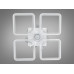 Оригинальная светодиодная люстра вентилятор с пультом, 90 W, белая