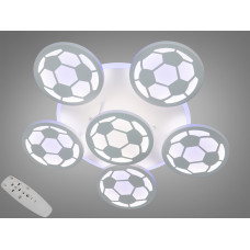 Сучасна LED люстра "футбольний м`яч",  105W, біла