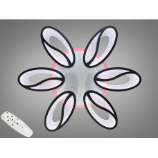 Потолочная LED-люстра с диммером и подсветкой, 105W.