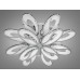 Потолочная люстра с диммером и LED подсветкой, цвет хром, 190W.