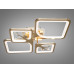 Потолочная люстра с диммером и LED подсветкой, цвет хром, 100W.