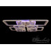 LED люстра с димером и подсветкой, 190W