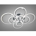 Потолочная люстра с диммером и LED подсветкой, цвет черный хром, 175W A8022/8HR LED 3color dimmer
