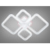 Потолочная LED люстра с димером и цветной подсветкой, 80W.