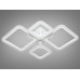 Потолочная LED люстра с димером и цветной подсветкой, 80W.