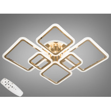 LED люстра на пульті з димером і різнобарвним підсвічуванням, 150W