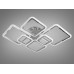 LED люстра смарт светильник с ИК пультом и диммером, 105W, хром