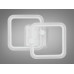 Пристельная светодиодная люстра с пультом, димером, 50W, белая