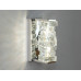 Уникальный настенный хрустальный LED светильник бра, 15W хром