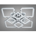LED люстра с диммером и разноцветной подсветкой, цвет хром, 155W.