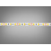 LED лента 12В, 120 диодов на метр, 5 мм, теплый