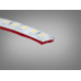 LED лента 12в, 120 шт/м, герметична, 8мм, теплый