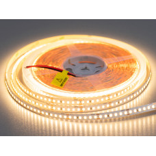 LED стрічка 24В, 180 діодів на метр, 8мм, теплий