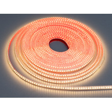 LED стрічка 24В, 180 шт/м, герметична, 8мм, теплий