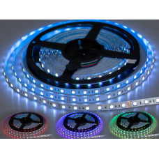 LED лента 24В, 60диодов на метр, 10мм, RGB 8W/метр