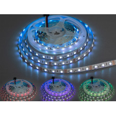 LED лента 12В, 60 диодов на метр, 10мм, RGB