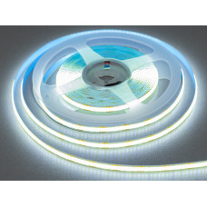 COB LED лента 12В, 320 диодов на метр, 8мм, холодный