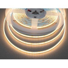 COB LED лента 12В, 320 диодов на метр, 5мм, теплый