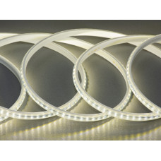 LED лента 220в, 120 шт/м, герметична, 10мм, нейтральный