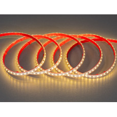 LED лента 220в, 120шт/м, герметичная, 10мм, теплый