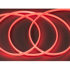 COB LED лента 220в, 288 шт/м, герметичная, 10мм, красный