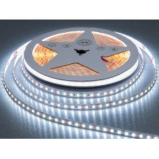 LED лента 24В, 120 диодов на метр, 8мм, холодный