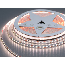 LED лента 24В, 120 диодов на метр, 8мм, теплый