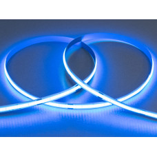 COB LED лента 24В, 320 диодов на метр, 8мм, голубой