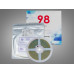 COB LED лента 24В, 320 диодов на метр, 5мм, холодный