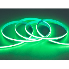 COB LED лента 24В, 320 диодов на метр, 8мм, зеленый
