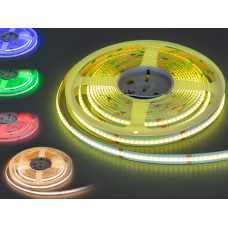 LED лента 24В, 108 диодов на метр, 10мм, RGB