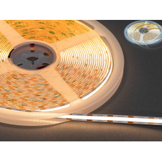 LED СОВ лента 24В, 624 диодов на метр, 8мм, холодный+теплый