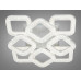 Потолочная светодиодная люстра с разноцветной подсветкой, димером, 90W, белая