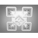 LED люстра с димером и подсветкой, 90W